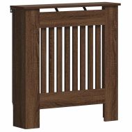 Калъф за радиатор Кафяв дъб 78 x 19 x 81,5 cm Инженерно дърво