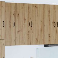 Кухненски шкаф с рафт Дъб 80 x 31 x 100 см Инженерно дърво