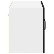 Горен кухненски шкаф Черно 60 x 31 x 40 см Инженерно дърво