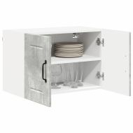 Кухненски стени шкафове 2 pcs Циментено сиво 60 x 31 x 40 см