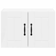 Кухненски стени шкафове 2 pcs Лъскаво бяло 60 x 31 x 40 см