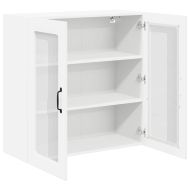 Кухненски шкаф Лъскаво бяло 80 x 31 x 80 см Инженерно дърво