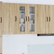 Кухненски шкаф Сонома дъб 60 x 31 x 80 см Инженерно дърво
