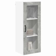 Кухненски шкаф Циментено сиво 40 x 31 x 100 см Инженерно дърво