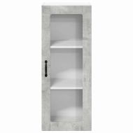 Кухненски шкаф Циментено сиво 40 x 31 x 100 см Инженерно дърво