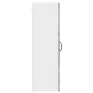 Кухненски шкаф Циментено сиво 30 x 31 x 100 см Инженерно дърво