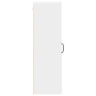 Кухненски шкаф Лъскаво бяло 30 x 31 x 100 см Инженерно дърво