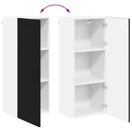 Кухненски шкаф Черно 40 x 31 x 100 см Инженерно дърво