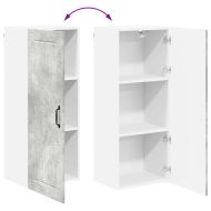 Кухненски шкаф Циментено сиво 40 x 31 x 100 см Инженерно дърво