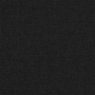 Леглова рамка с тапицирана гръбна част Черно 150 x 200 cm