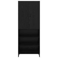 Висок шкаф Черния дъб 69,5 x 34 x 180 см Инженерно дърво