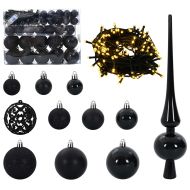 Изкуствено коледно дърво с хингед Бяло 120 cm PVC и Стомана