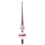 Изкуствено коледно дърво с хингед Бяло 120 cm PVC и Стомана