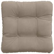 Възглавници за седалки 4 pcs Таупе 45 x 45 cm