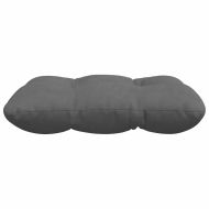 Възглавници за седалки 4 pcs Тъмен сив 45 x 45 cm