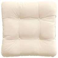 Възглавници за седалки 4 pcs Бежово 45 x 45 cm