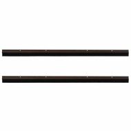 Запечатващи четки за врата с винтово закрепване 2 pcs Кафяво