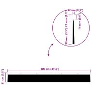 Запечатващи четки за врата с винтово закрепване 2 pcs Кафяво