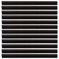 Запечатващи четки за врата с винтово закрепване 12 pcs Кафяво