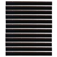 Запечатващи четки за врата с винтово закрепване 12 pcs Кафяво