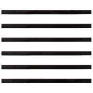 Запечатващи четки за врата с винтово закрепване 6 pcs Кафяво