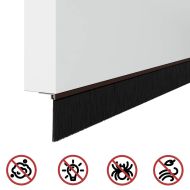 Запечатващи четки за врата с винтово закрепване 6 pcs Кафяво