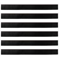 Запечатващи четки за врата с винтово закрепване 6 pcs Кафяво