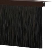 Запечатващи четки за врата с винтово закрепване 12 pcs Кафяво