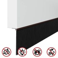 Запечатващи четки за врата с винтово закрепване 12 pcs Кафяво