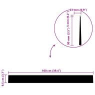Запечатващи четки за врата с винтово закрепване 12 pcs Кафяво