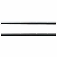 Запечатващи четки за врата с винтово закрепване 2 pcs Сребрист