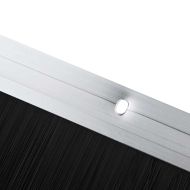 Запечатващи четки за врата с винтово закрепване 6 pcs Сребрист