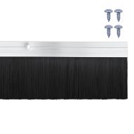 Запечатващи четки за врата с винтово закрепване 6 pcs Сребрист