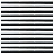 Запечатващи четки за врата с винтово закрепване 12 pcs Сребрист