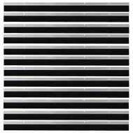 Запечатващи четки за врата с винтово закрепване 12 pcs Сребрист