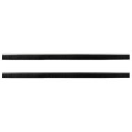 Запечатващи четки за врата с винтово закрепване 2 pcs Сребрист