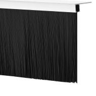 Запечатващи четки за врата с винтово закрепване 2 pcs Сребрист