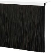 Запечатващи четки за врата с винтово закрепване 2 pcs Сребрист