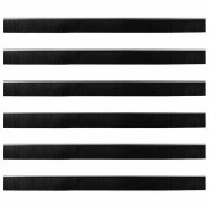 Запечатващи четки за врата с винтово закрепване 6 pcs Сребрист