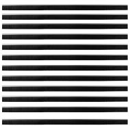 Запечатващи четки за врата с винтово закрепване 12 pcs Сребрист