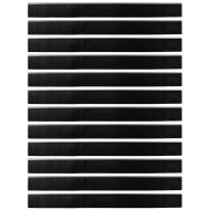 Запечатващи четки за врата с винтово закрепване 12 pcs Сребрист