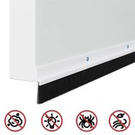 Запечатващи четки за врата с винтово закрепване 2 pcs Бяло