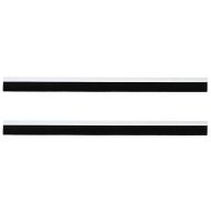 Запечатващи четки за врата с винтово закрепване 2 pcs Бяло