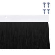 Запечатващи четки за врата с винтово закрепване 2 pcs Бяло