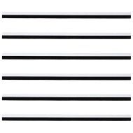 Запечатващи четки за врата с винтово закрепване 6 pcs Бяло