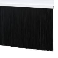 Запечатващи четки за врата с винтово закрепване 6 pcs Бяло