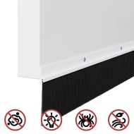 Запечатващи четки за врата с винтово закрепване 6 pcs Бяло