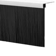 Запечатващи четки за врата с винтово закрепване 2 pcs Бяло