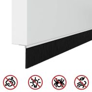 Запечатващи четки за врата с винтово закрепване 6 pcs Бяло