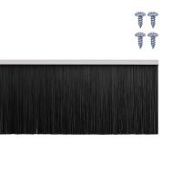 Запечатващи четки за врата с винтово закрепване 6 pcs Бяло